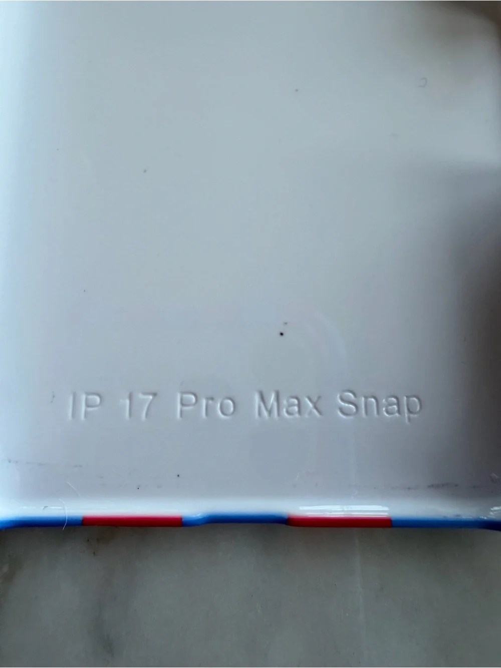 Red & Blue Stripe Protective iPhone Case. 17 pro max